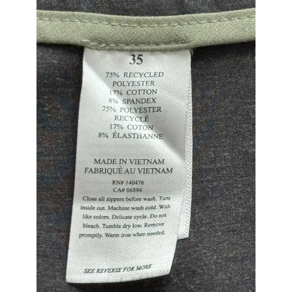 Faherty All Day Shorts Mens Size 35‎ Dark Gray Drawstring Casual Summer